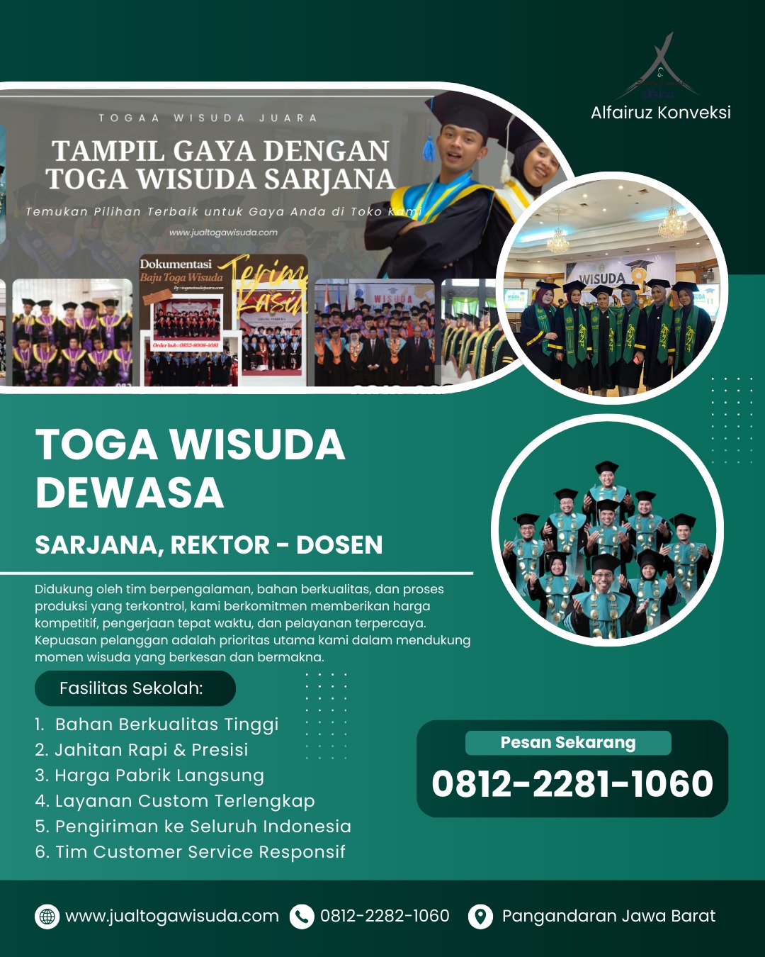 Jual Toga Wisuda Tangerang