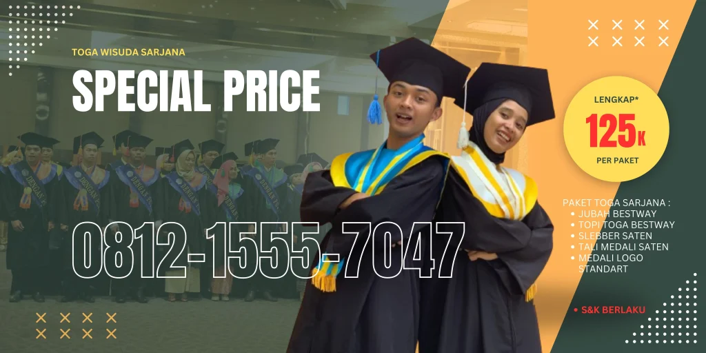 Berapa Harga Paket Toga Wisuda Sarjana