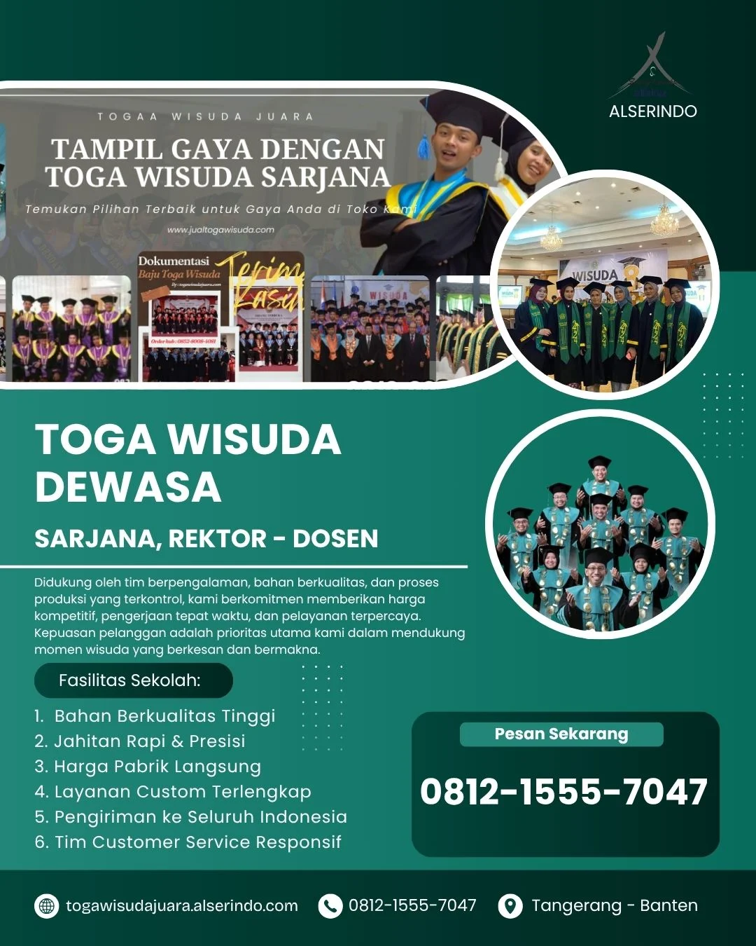 dimana mencari konveksi toga wisuda sarjana Kota Cilegon