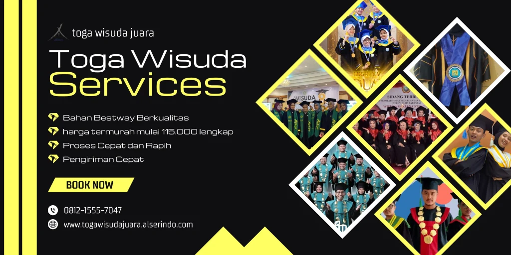 produsen toga wisuda custom universitas