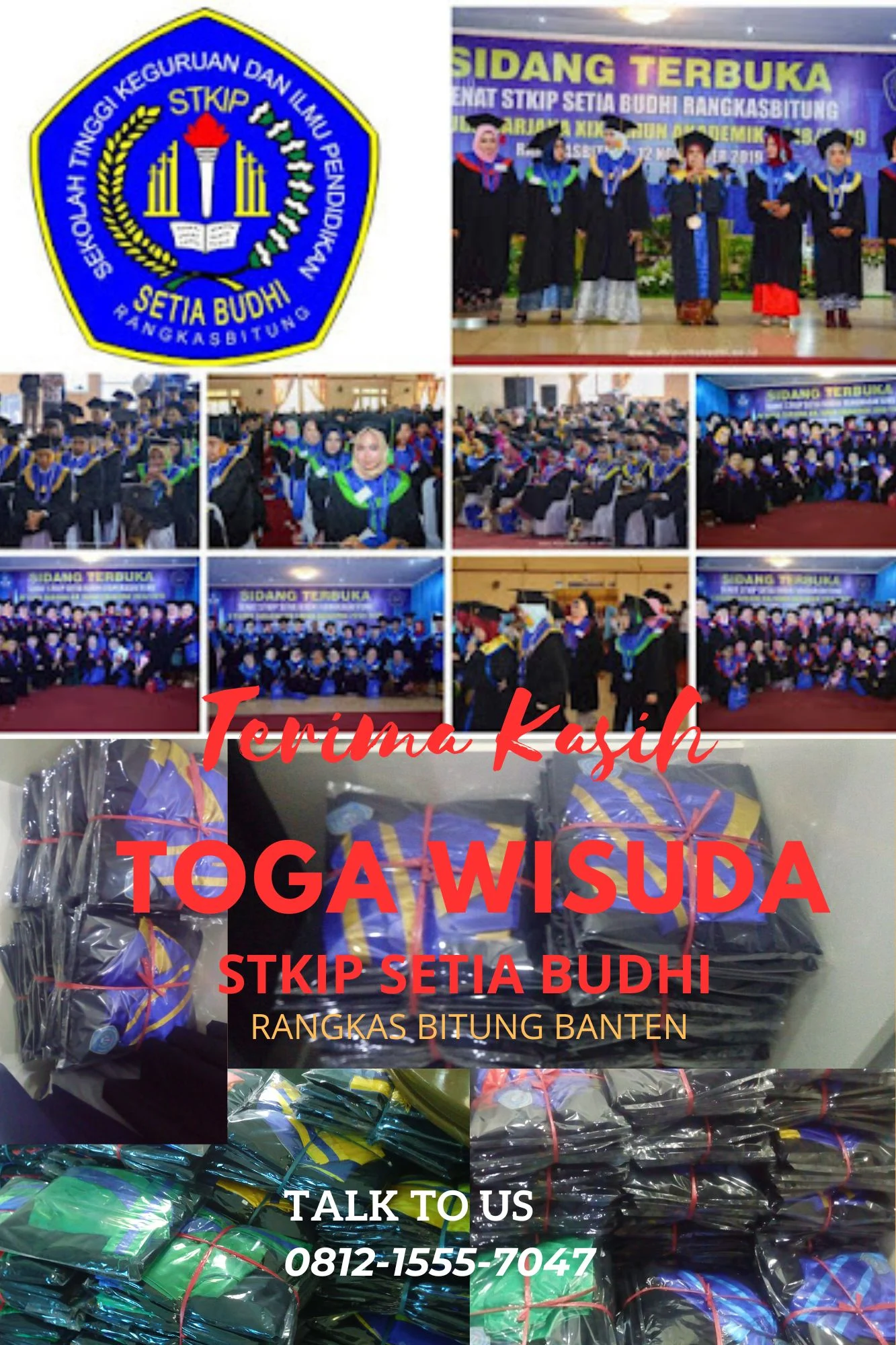 Ilustrasi panduan membeli toga wisuda langsung dari konveksi